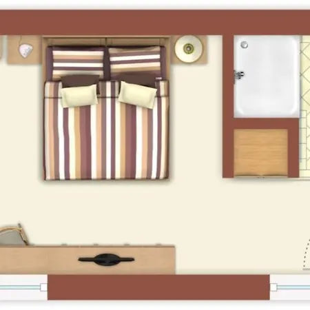 Doppelzimmer Schaumkrone Ferienhaus Rostock